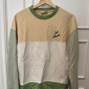 Maison Kitsune Green 'Café Kitsune' Sweatshirt XS